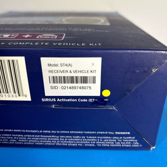 SiriusXM Starmate 4 ST4-TK1 Satellite Radio (subscription needed) - Picture 8 of 9